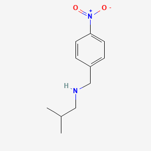 molecular formula C11H16N2O2 B13266616 (2-Methylpropyl)[(4-nitrophenyl)methyl]amine CAS No. 347405-97-4