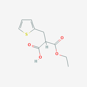 molecular formula C10H12O4S B132667 2-Carbethoxy-3-(2-thienyl)propionic acid CAS No. 143468-96-6