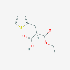 molecular formula C10H12O4S B132667 Ethyl 2-carboxy-3-(2-thienyl)propionate CAS No. 143468-96-6