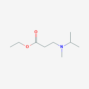 molecular formula C9H19NO2 B1326681 Ethyl 3-[isopropyl(methyl)amino]propanoate CAS No. 860572-38-9