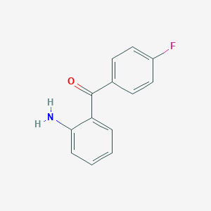 molecular formula C13H10FNO B132669 2-Amino-4'-fluorobenzophenone CAS No. 3800-06-4