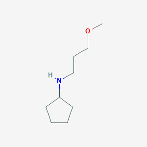 molecular formula C9H19NO B13266993 N-(3-methoxypropyl)cyclopentanamine CAS No. 55611-76-2