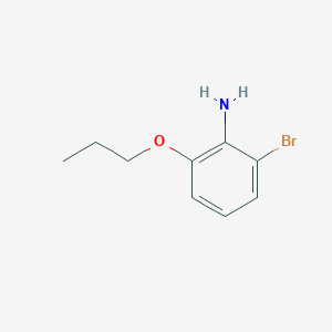 molecular formula C9H12BrNO B13267004 2-Bromo-6-propoxyaniline 