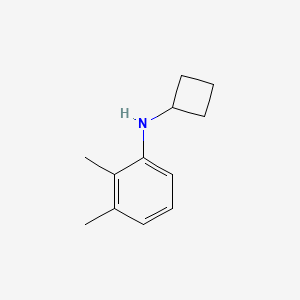 molecular formula C12H17N B13267088 N-cyclobutyl-2,3-dimethylaniline 