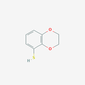 molecular formula C8H8O2S B13267105 2,3-Dihydro-1,4-benzodioxine-5-thiol 