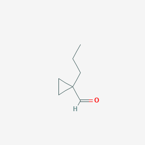 molecular formula C7H12O B13267164 1-Propylcyclopropane-1-carbaldehyde 