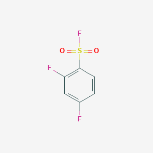 molecular formula C6H3F3O2S B13267174 2,4-Difluorobenzene-1-sulfonyl fluoride 
