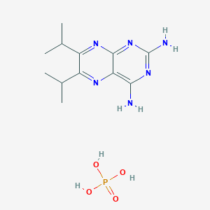 molecular formula C12H21N6O4P B132672 6,7-Diisopropylpteridine-2,4-diamine phosphate CAS No. 84176-65-8