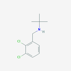 molecular formula C11H15Cl2N B13267247 Tert-butyl[(2,3-dichlorophenyl)methyl]amine 