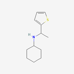 molecular formula C12H19NS B1326730 N-(1-thien-2-ylethyl)cyclohexanamine CAS No. 1019474-95-3