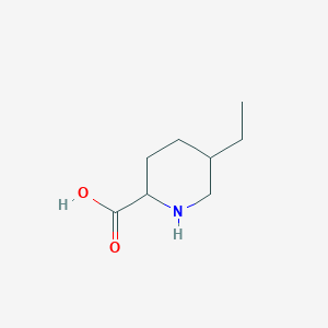 molecular formula C8H15NO2 B13267301 5-Ethylpiperidine-2-carboxylic acid 