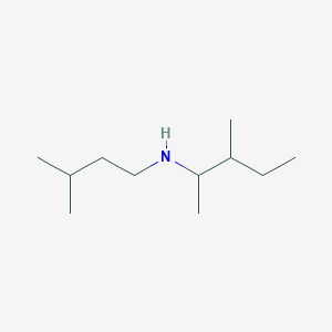 molecular formula C11H25N B13267317 (3-Methylbutyl)(3-methylpentan-2-yl)amine 