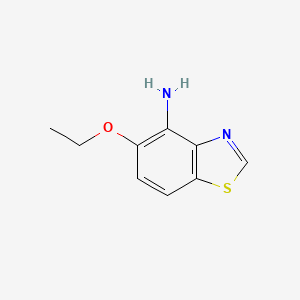 molecular formula C9H10N2OS B13267618 5-Ethoxy-1,3-benzothiazol-4-amine 
