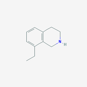 molecular formula C11H15N B13267632 8-Ethyl-1,2,3,4-tetrahydroisoquinoline 