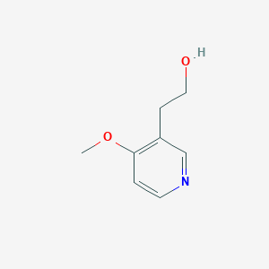 molecular formula C8H11NO2 B13267651 2-(4-Methoxypyridin-3-yl)ethan-1-ol 