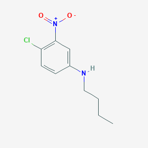 molecular formula C10H13ClN2O2 B13267659 N-butyl-4-chloro-3-nitroaniline 