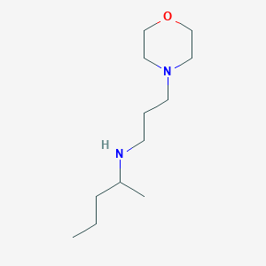 molecular formula C12H26N2O B13268113 [3-(Morpholin-4-yl)propyl](pentan-2-yl)amine 