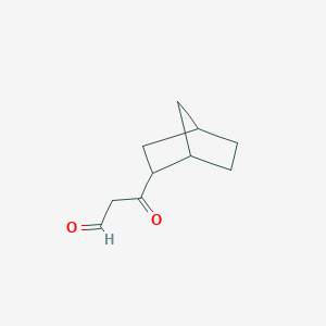 molecular formula C10H14O2 B13268130 3-{Bicyclo[2.2.1]heptan-2-yl}-3-oxopropanal 