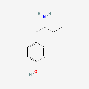 molecular formula C10H15NO B13268430 4-(2-Aminobutyl)phenol 