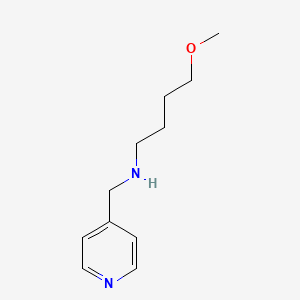 molecular formula C11H18N2O B13268447 (4-Methoxybutyl)(pyridin-4-ylmethyl)amine 
