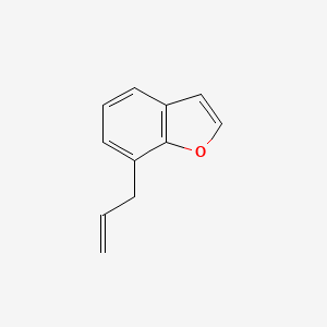 molecular formula C11H10O B13268474 7-Allylbenzofuran 
