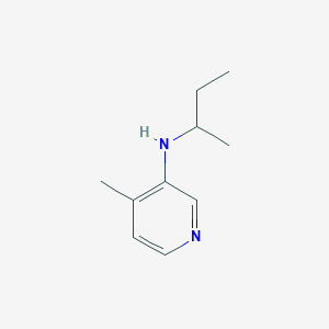 molecular formula C10H16N2 B13268536 N-(butan-2-yl)-4-methylpyridin-3-amine 