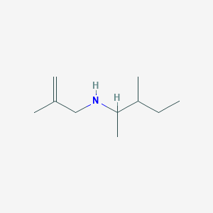 molecular formula C10H21N B13268972 (3-Methylpentan-2-yl)(2-methylprop-2-en-1-yl)amine 