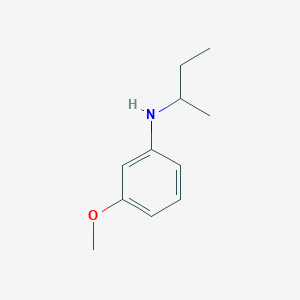 molecular formula C11H17NO B13269014 N-(butan-2-yl)-3-methoxyaniline 