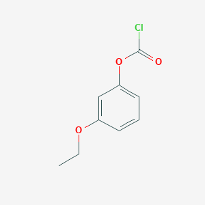 molecular formula C9H9ClO3 B13269149 3-Ethoxyphenyl chloroformate 
