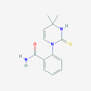2-(2-Mercapto-4,4-dimethylpyrimidin-1(4H)-YL)-benzamide