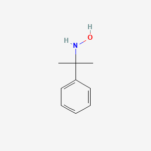 molecular formula C9H13NO B13269354 N-(2-phenylpropan-2-yl)hydroxylamine 
