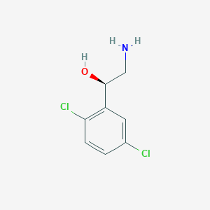 molecular formula C8H9Cl2NO B13269377 (1R)-2-amino-1-(2,5-dichlorophenyl)ethan-1-ol 