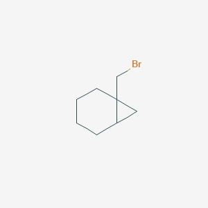 molecular formula C8H13Br B13269570 1-(Bromomethyl)bicyclo[4.1.0]heptane 