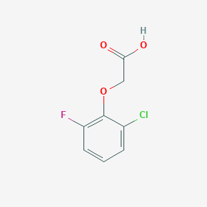 molecular formula C8H6ClFO3 B13269791 2-(2-Chloro-6-fluorophenoxy)acetic acid 