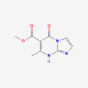 molecular formula C9H9N3O3 B13270116 Methyl 7-methyl-5-oxo-1H,5H-imidazo[1,2-a]pyrimidine-6-carboxylate 