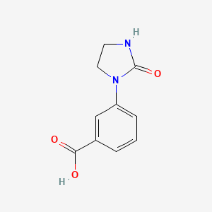 molecular formula C10H10N2O3 B1327057 3-(2-Oxoimidazolidin-1-yl)benzoic acid CAS No. 884504-86-3