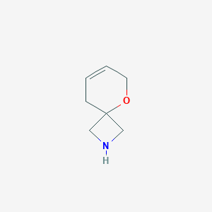 molecular formula C7H11NO B13270598 5-Oxa-2-azaspiro[3.5]non-7-ene 