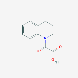 molecular formula C11H11NO3 B1327065 3,4-dihydroquinolin-1(2H)-yl(oxo)acetic acid CAS No. 1018565-99-5