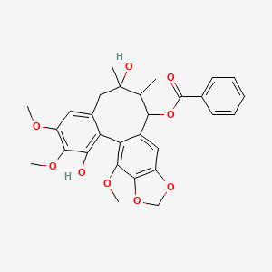 molecular formula C29H30O9 B13270933 LongipedlignanB 