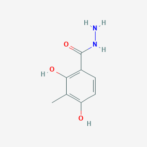molecular formula C8H10N2O3 B1327126 2,4-二羟基-3-甲基苯甲酰肼 CAS No. 1142211-15-1