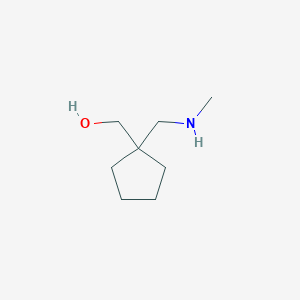 molecular formula C8H17NO B1327127 {1-[(Methylamino)methyl]cyclopentyl}methanol CAS No. 959238-70-1