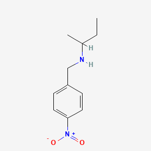 molecular formula C11H16N2O2 B13271410 (Butan-2-yl)[(4-nitrophenyl)methyl]amine 