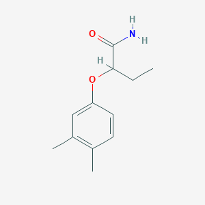 molecular formula C12H17NO2 B1327146 2-(3,4-二甲基苯氧基)丁酰胺 CAS No. 959237-94-6