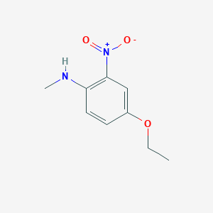 molecular formula C9H12N2O3 B1327148 4-ethoxy-N-methyl-2-nitroaniline CAS No. 61679-18-3