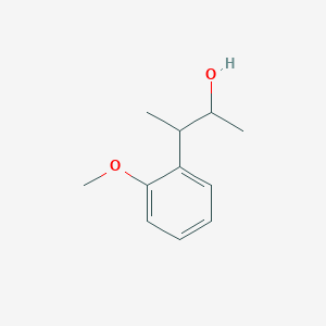 molecular formula C11H16O2 B13271523 3-(2-Methoxyphenyl)butan-2-ol 