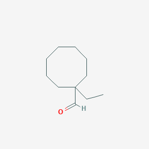 molecular formula C11H20O B13271591 1-Ethylcyclooctane-1-carbaldehyde 