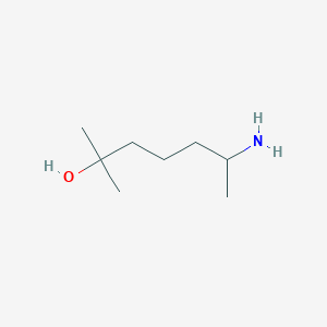molecular formula C8H19NO B132716 Heptaminol CAS No. 372-66-7
