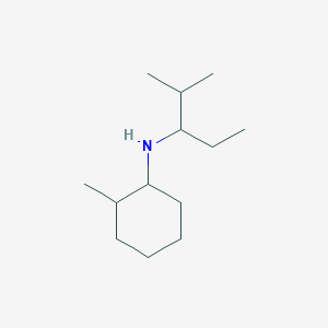 molecular formula C13H27N B13271627 2-methyl-N-(2-methylpentan-3-yl)cyclohexan-1-amine 
