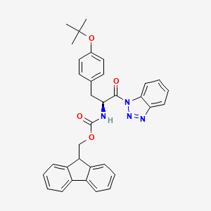 molecular formula C34H32N4O4 B1327170 Fmoc-Tyr(tBu)-Bt CAS No. 1126433-42-8