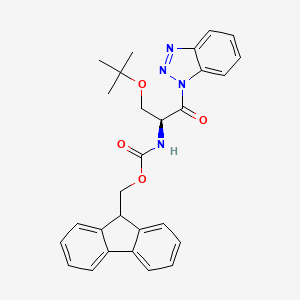 molecular formula C28H28N4O4 B1327171 Fmoc-Ser(tBu)-Bt CAS No. 1126433-40-6